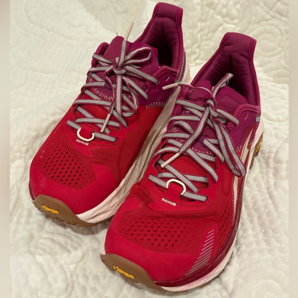 Altra Red and Pink Athletic Shoes